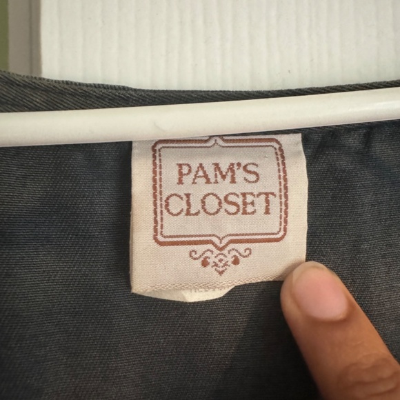 Adorable vintage sailor denim jumper dress - Picture 3 of 5